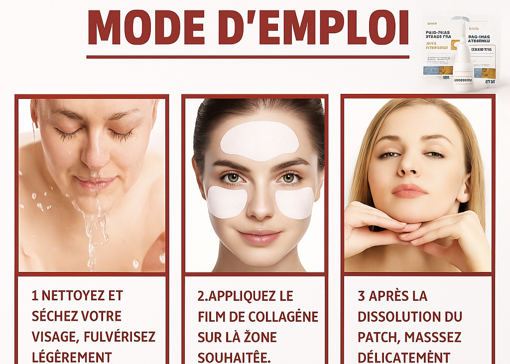 Film collagène soluble coréen liftant + spray