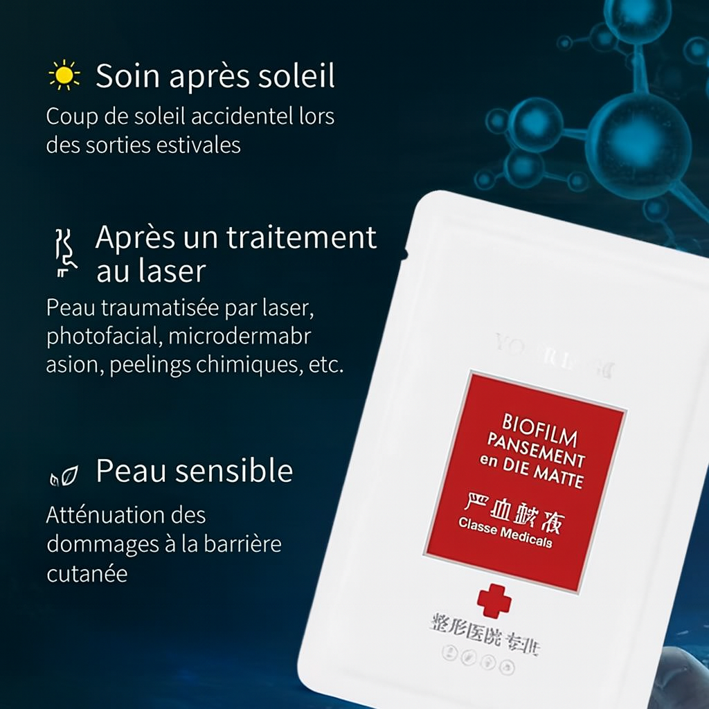 Masque pansement medical réparation peau