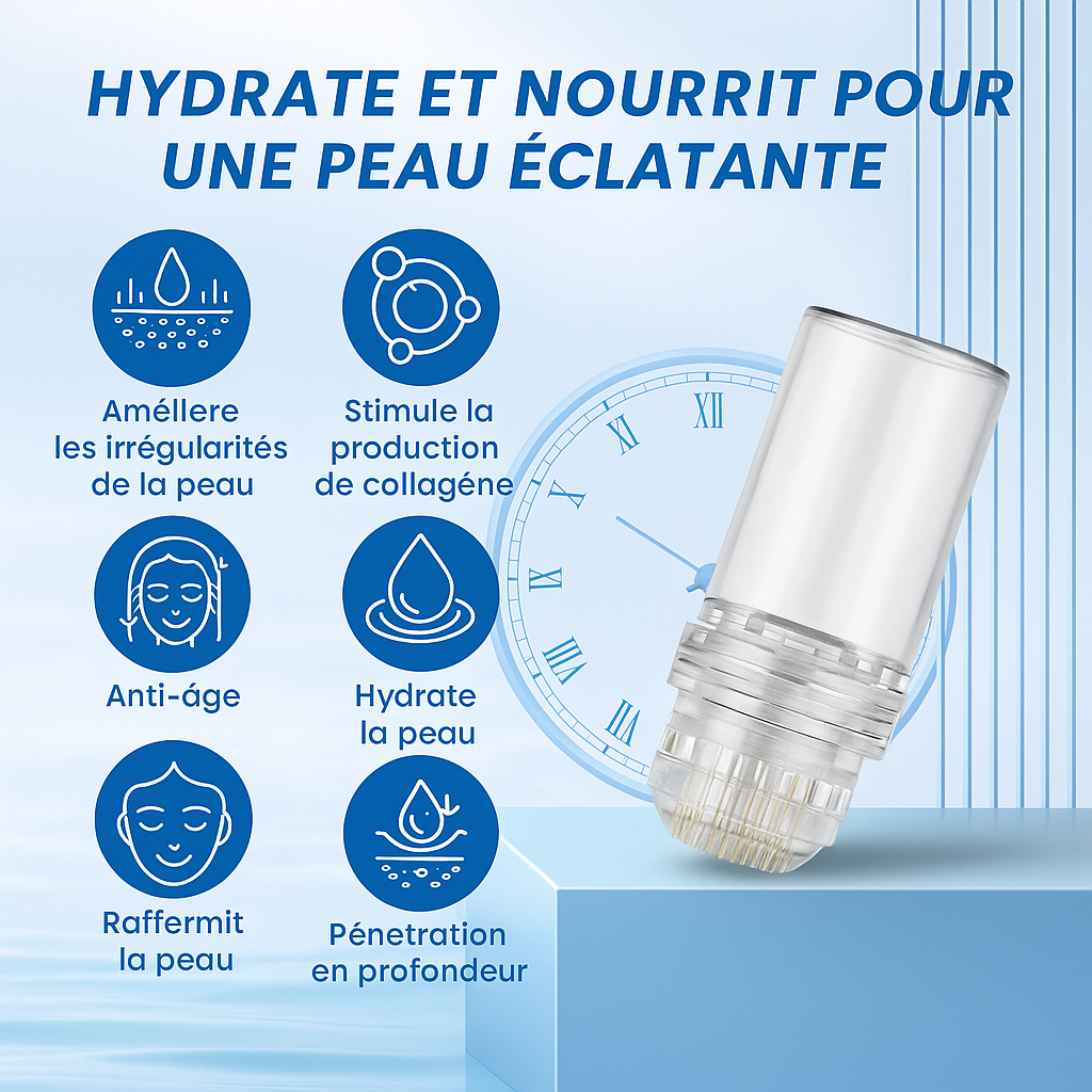 Kit Teint éclat naturel Micro-Aiguilletage plaqué or 24 carats