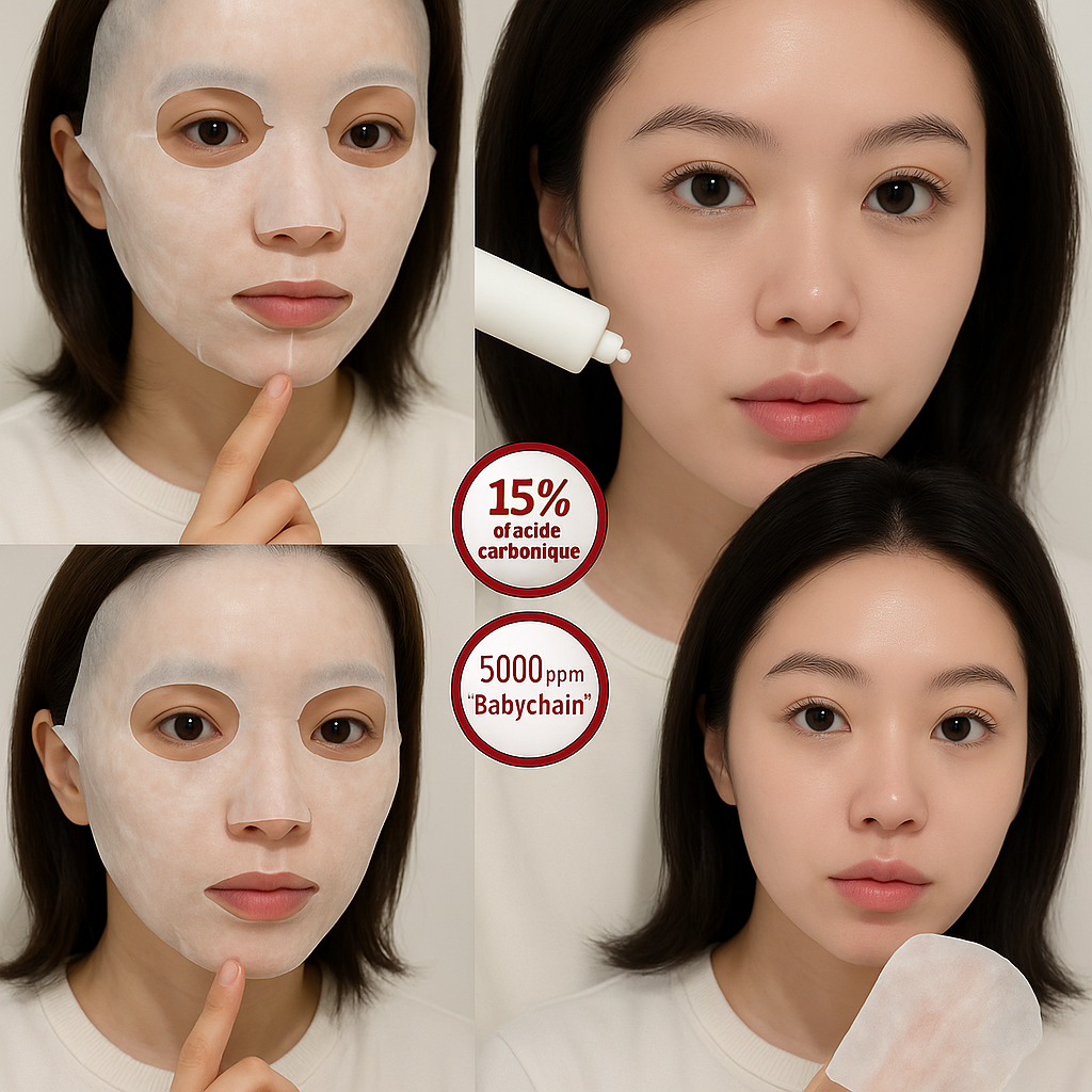 Oxygen Boost – Lumière Focus (Soin CO₂ Professionnel Coréen)