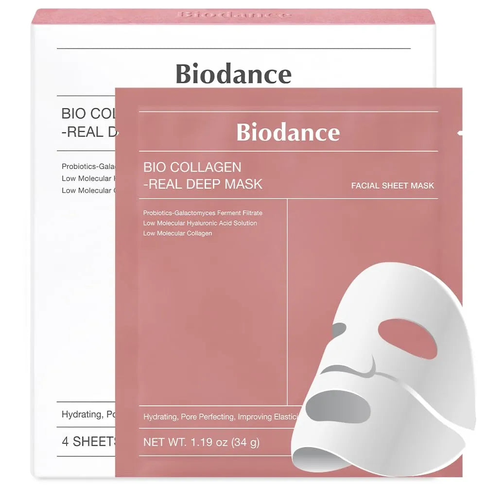 Biodance 4 masques collagène glass skin