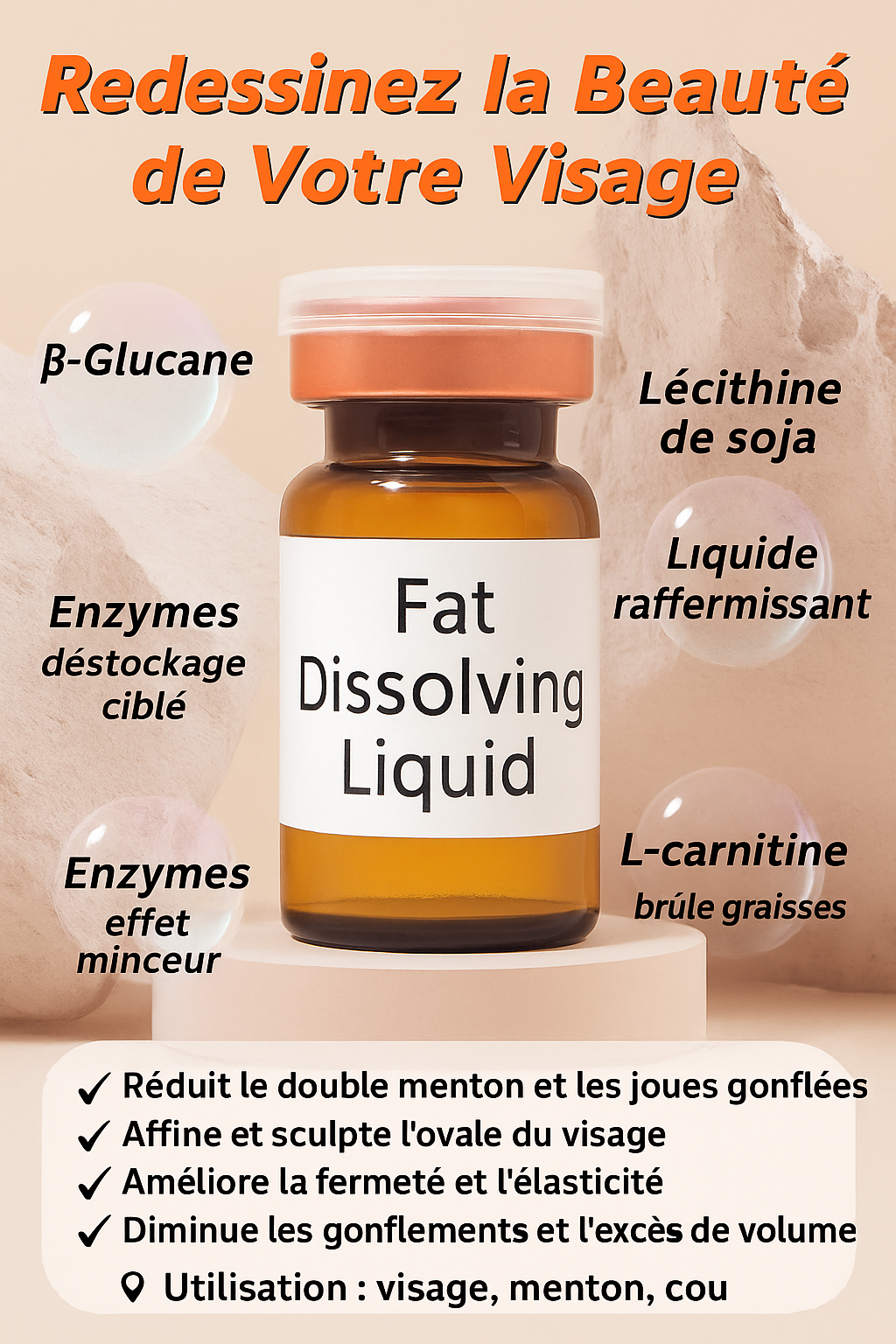 Sérum  fat dissolving de graisse