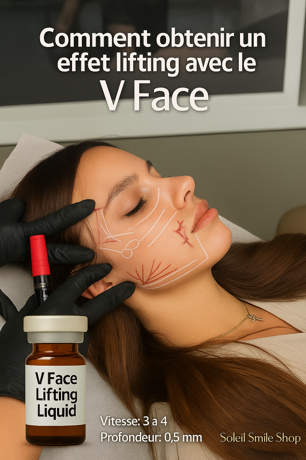 KIT LIFTING INTENSIF – 2 Masques liftants extrême + 1 Sérum V-FACE