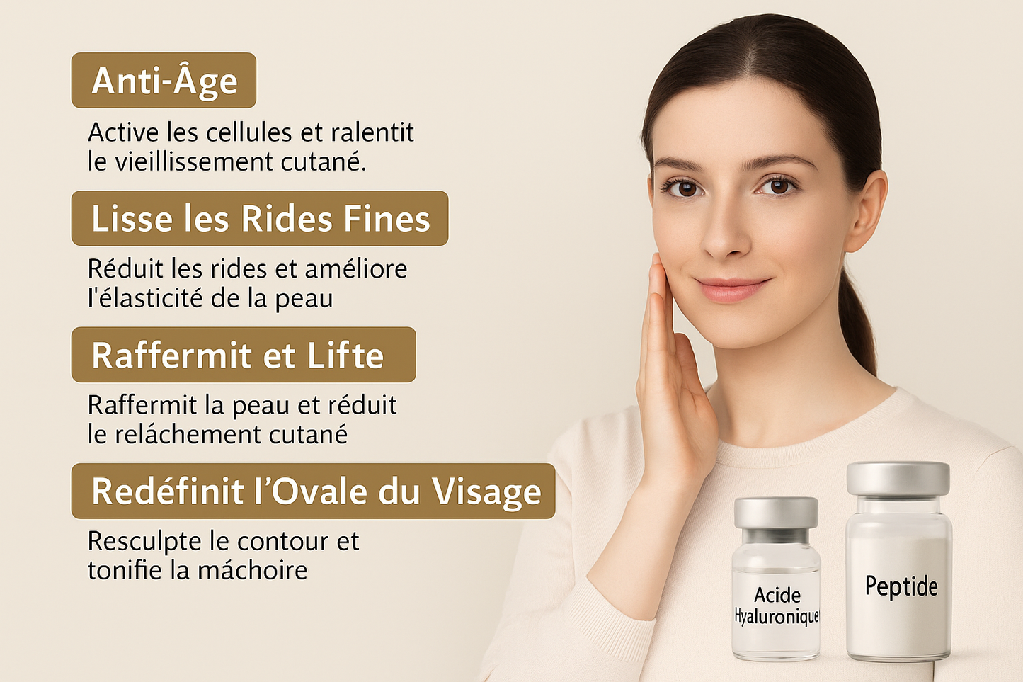 KIT LIFTING INTENSIF – 2 Masques liftants extrême + 1 Sérum V-FACE