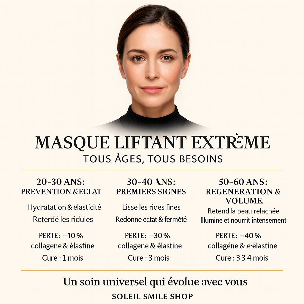 KIT LIFTING INTENSIF – 2 Masques liftants extrême + 1 Sérum V-FACE