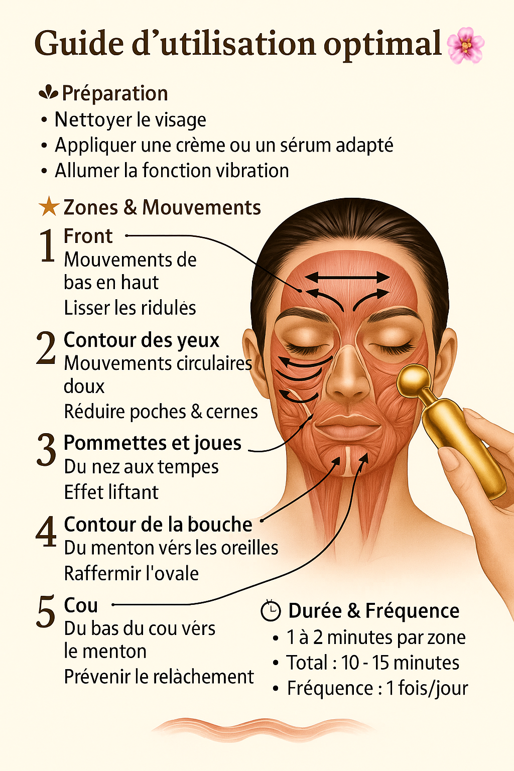 Crème liftante + appareil électrique