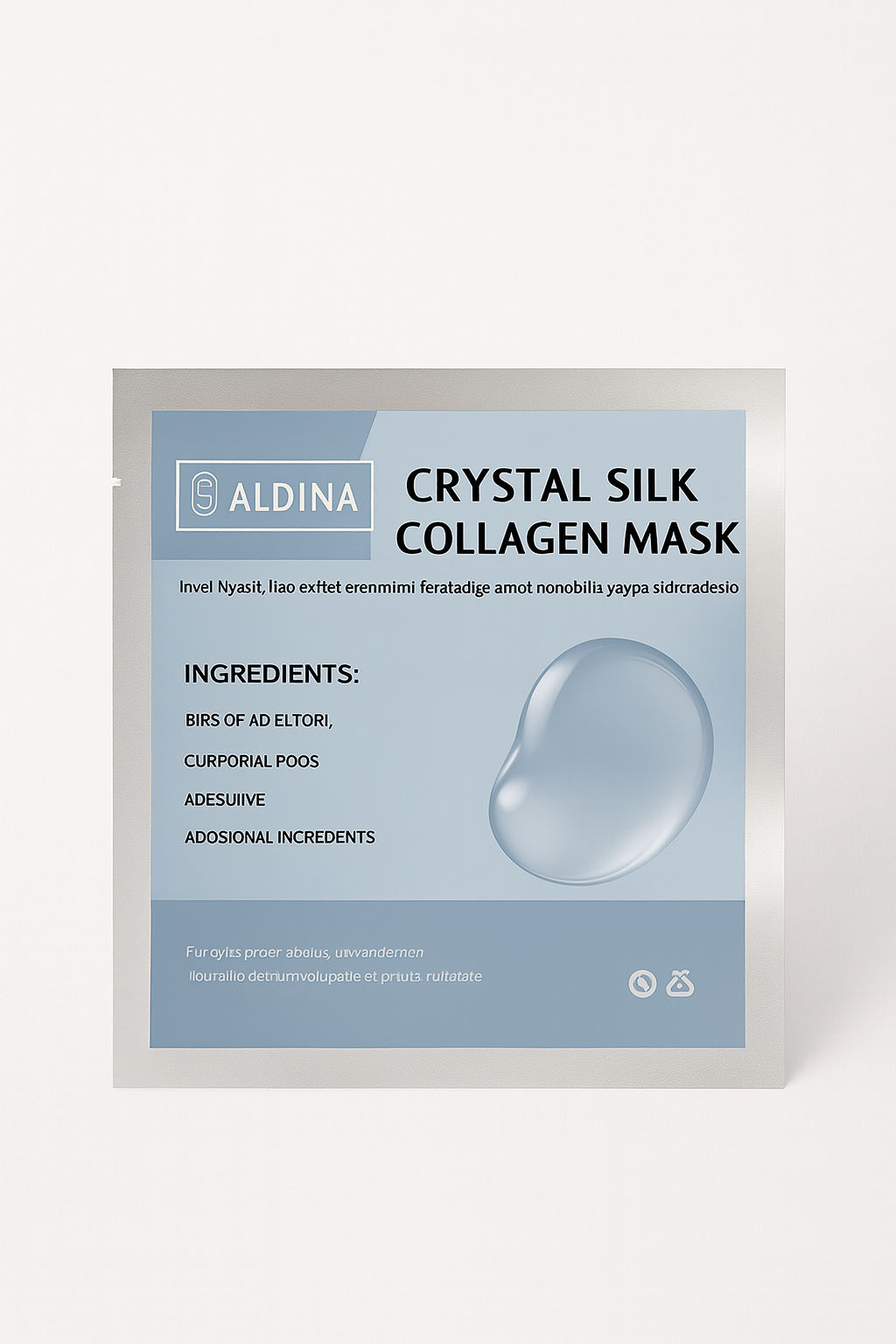 Deep hydration, lifting mask