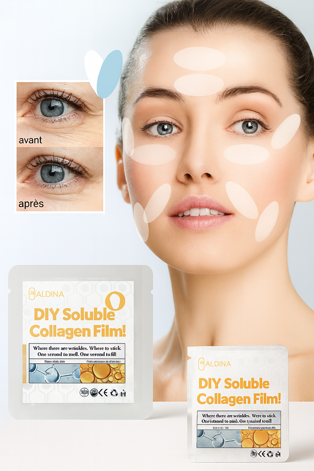 Soluble collagen film
