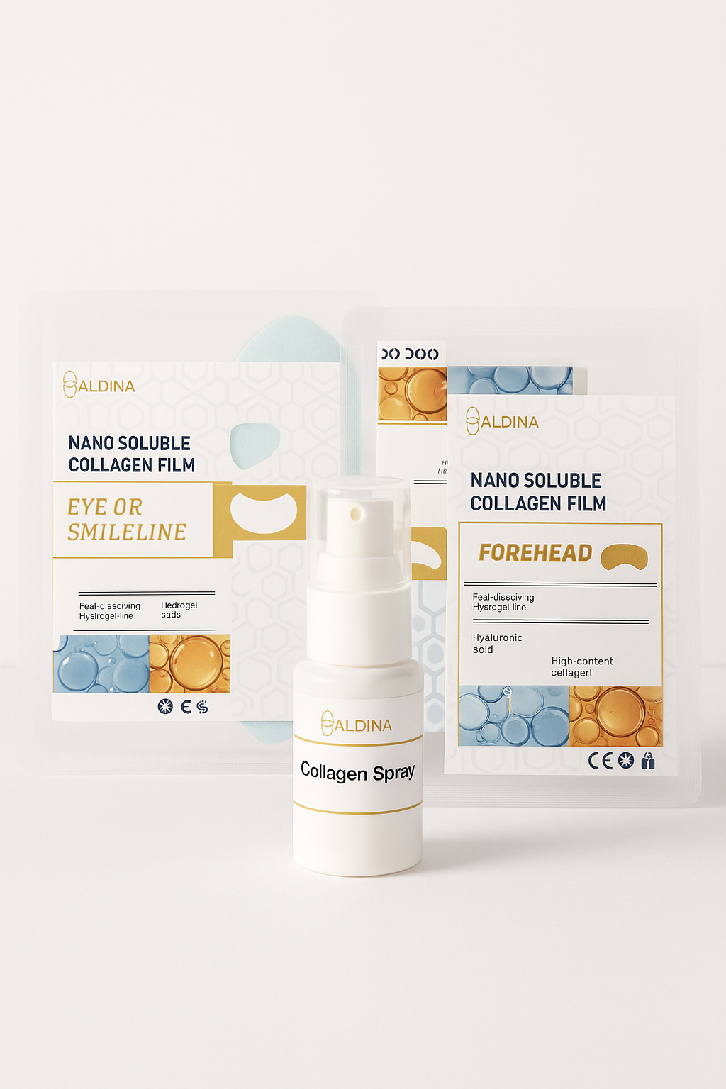 Film  collagène soluble coréen  liftant + spray