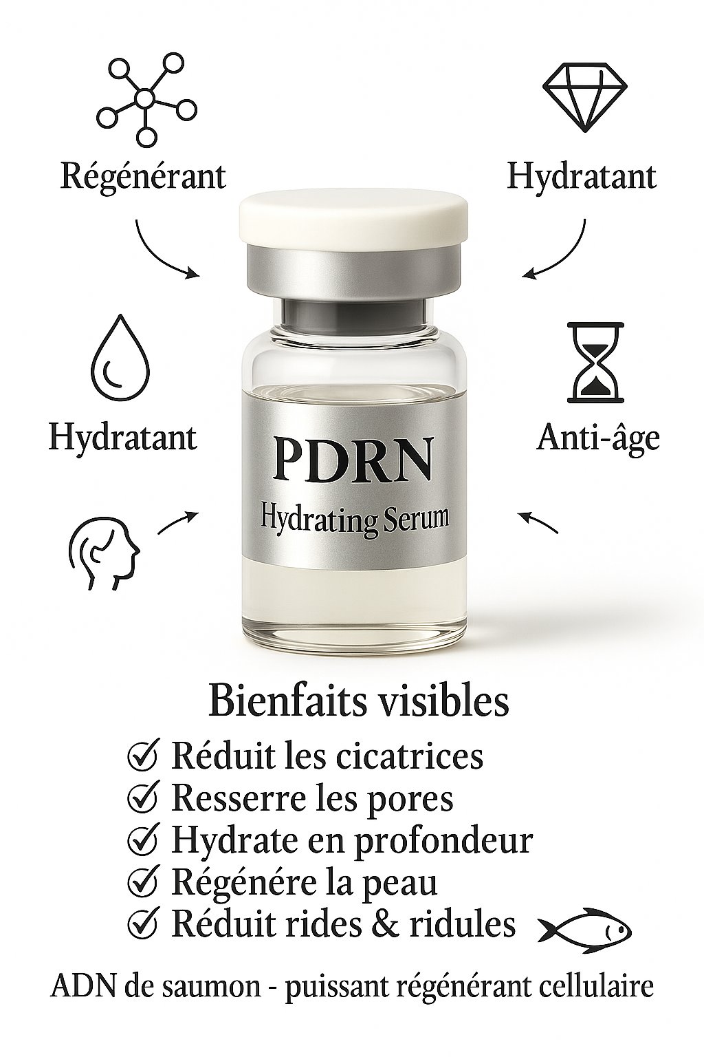Pdrn extrait ADN de saumant Régénérant